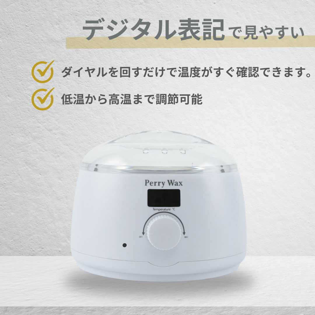 【脱毛ワックスセット】ワックスウォーマー ワックスビーズ100g×2 木製スパチュラ大小20本 鼻毛用脱毛スティック